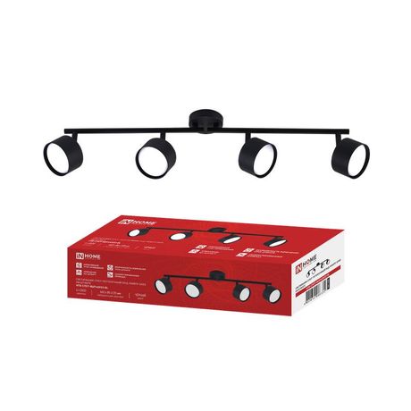 Светильник НПБ СПОТ-4ШРxGX53-BL GX53 IP20 потолочн. на штанге черн. IN HOME 4690612066332 IN HOME арт. 4690612066332