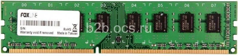 Память оперативная FL1600D3U11S-4G DIMM 4GB 1600 DDR3 CL11(512х8) Foxline 1000228632