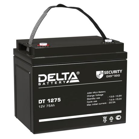 Аккумуляторная батарея ОПС серии DT 1275 12В/75Ач | DELTA