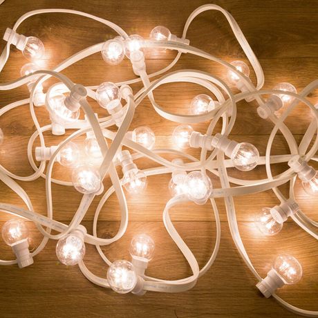 Гирлянда светодиодная "LED Galaxy Bulb String" 10м 6х30LED бел. 25Вт IP65 провод каучук Neon-Night 331-305
