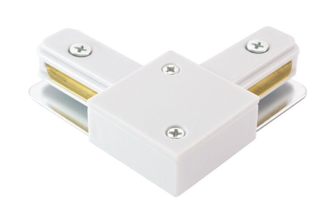 Коннектор для шинопровода осветительного L-образный TLC-01-WH-L белый | SQ0369-0323 TDM