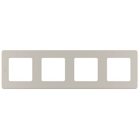 Рамка 4-местная шампань INSPIRIA - 673968 Legrand