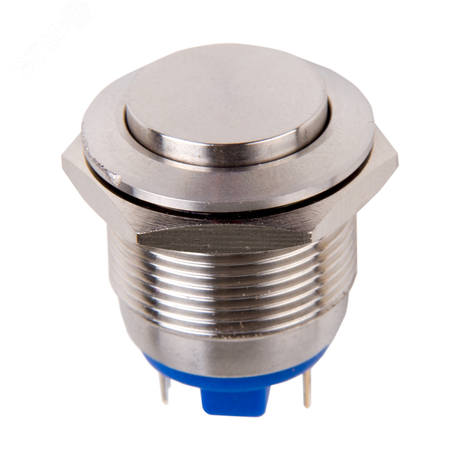 Кнопка антивандальная 19 Б/Фикс (2с) (ON)-OFF выпуклая (PBS-28В-4) (в упак. 1шт.) | 06-0358-B REXANT MEET