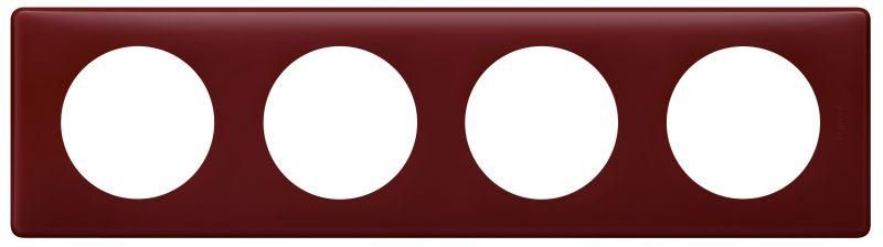 Рамка 4-м Celiane перкаль бордо Leg 066754 Legrand