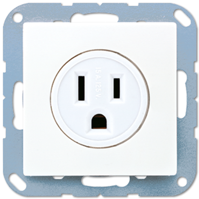 Розетка системы US-NEMA 15А 125V| A521-15WW |Jung