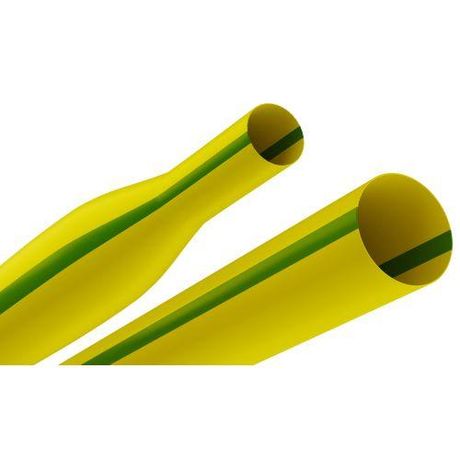 Трубка термоусадочная ТТУ нг-LS 40/20 жёлто-зелёная в отрезках по 1 м NO-224-504 - Б0067589 ЭРА
