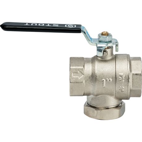 Кран шаровой с фильтром 1' - SVF 0001 000025 STOUT RG008P156NSBH7