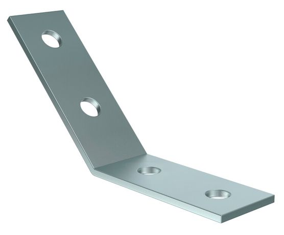 Уголок крепежный наклонный 45град для STRUT-профиля HDZ | CLM50D-UNS-045-40-HDZ IEK