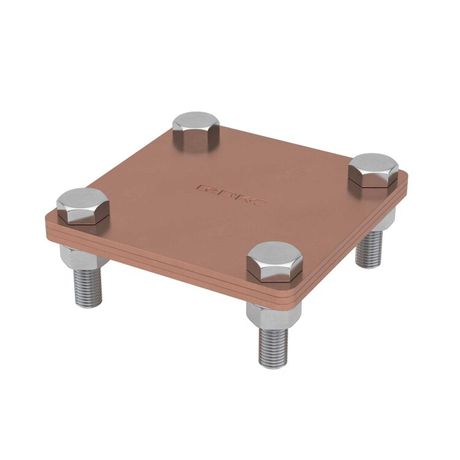 Соединитель полоса - полоса, 80х70 мм, медь | NG3105CU DKC ДКС