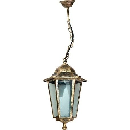 Светильник садово-парковый 6105 60W 230V E27 170*170*280мм черное золото | 11133 FERON чер.зол.