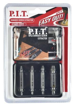 Набор экстракторов для шурупов 4 шт - ATAM01-0003 PIT