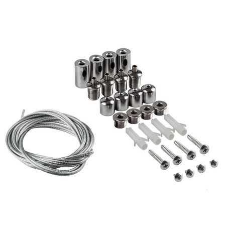 Комплект подвесов для AL2113 длина=100см (4шт) серебро - 21661 FERON LD510