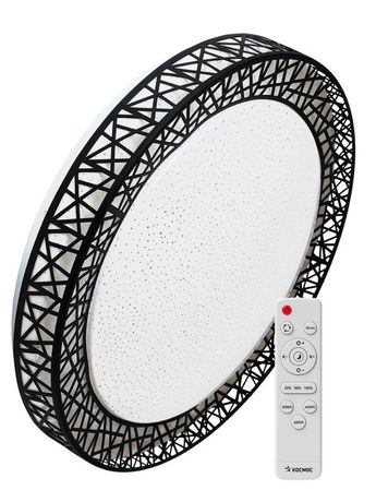 Светильник светодиодный PREMIUM Loft-B 120Вт 230В 3000-6500К 9600лм IP40 490х100мм настенно-потолочный управляемый с пультом ДУ КОСМОС KSLofB120W