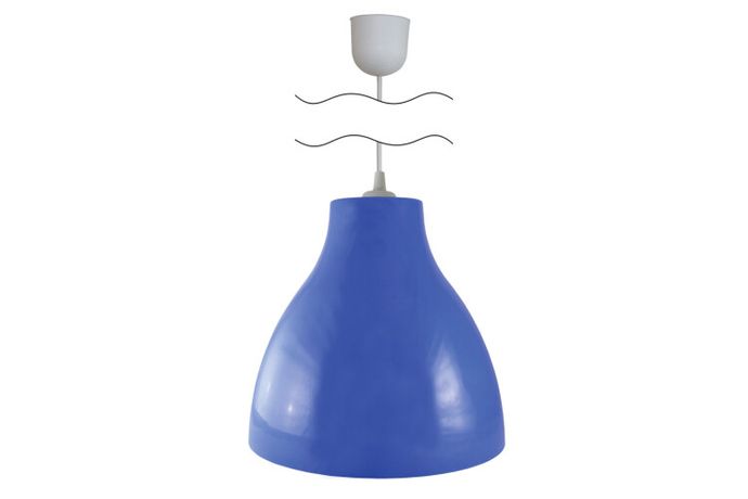 Светильник НСБ 21-60-042 УХЛ4 "Melodi" синий, шнур белый | SQ0313-0016 TDM