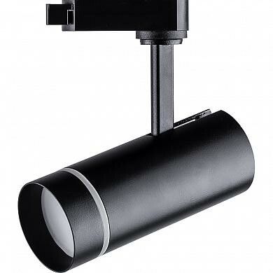 Светильник светодиодный трековый однофазный AL106, 12W, 1080 Lm, 4000К, 80 градусов, черный | 32445 FERON