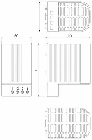 НАГРЕВАТЕЛЬ 150ВТ 110-230В | NSYCR150WU2C Schneider Electric APC