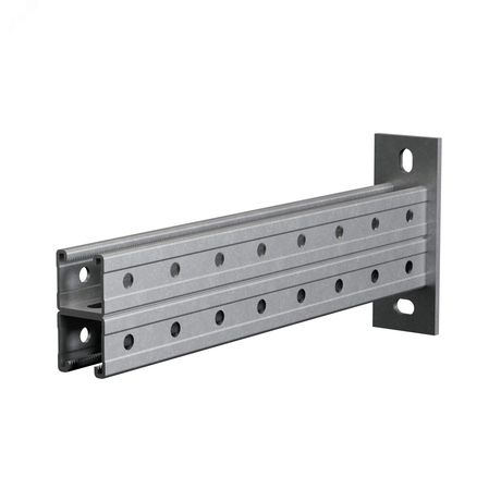 Страт-консоль двойная усиленная 41х41 L900 s:2,5 мм (тройная перфорация) - 2KSSU41-900 3P КМ-Профиль LO41273