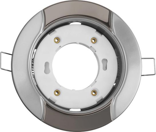 Светильник встраиваемый под лампу GX53 NGX 93 054 NGX-R8-004-GX53 (Волна серебро-черный хром) | 93054 Navigator