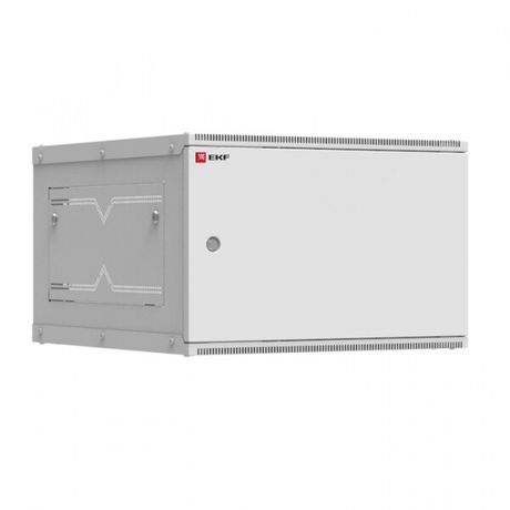 Шкаф телекоммуникационный настенный разборный 6U (600х650) дверь металл, Astra A серия EKF Basic | ITB6M650D