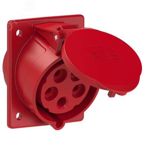 Розетка встраиваемая наклонная 32А 400В 3P+N+E IP44 - 00-00002423 AlpenBox 425-6 AlpenBox арт. 00-00002423