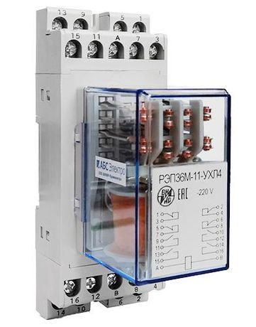 Реле промежуточное РЭП-36М-11 220В DC 6/2 задн. присоед. ВНИИР A8120-82690286