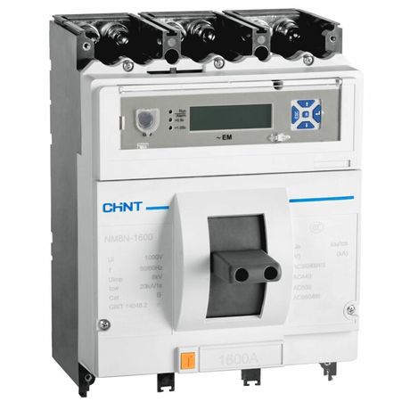 Выключатель автоматический NM8N-1600S EM 4P 1000А 50кА с электр. расцепителем, LCD (R) | 263135 CHINT