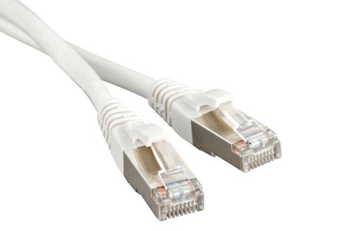 PC-LPM-STP-RJ45-RJ45-C5e-2M-LSZH-WH Патч-корд F/UTP, экранированный, Cat.5e (100% Fluke Component Tested), LSZH, 2 м, белый | 230102 Hyperline