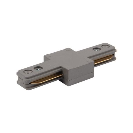 Коннектор для однофазного шинопровода I-образный серый | 612-017 Rexant MEET