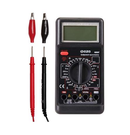 Мультиметр цифровой М890F ФАZА 4690601011930 ФАЗА .4895205010437 .5010437