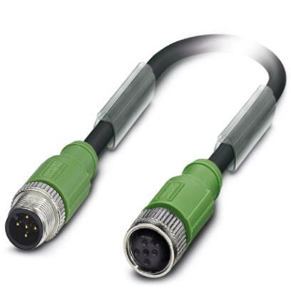 Кабель для датчика / исполнительного элемента SAC-5P-M12MS/ 0,6-PUR/M12FS SH | 1500897 Phoenix Contact