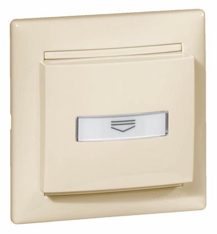 Выключатель карточный 1-кл. СП Valena 10А IP20 для гостиничных номеров механизм сл. кость IEK 774134 Legrand