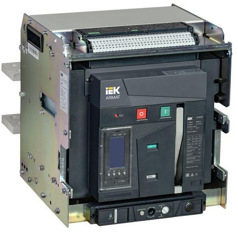 Выключатель автоматический воздушный 3п E 1600А 100кА TY выдвижн. с комплектом аксессуаров ARMAT IEK AR-ACB-3VE-100-1600A-TYCF