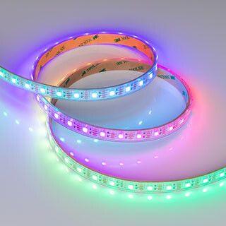 Светодиодная лента герметичная SPI-P-B60-12mm 12V RGB-PX1-BPT (8 W/m, IP66, 5060, 5m) (Arlight, бегущий огонь) | 041615(1) Arlight