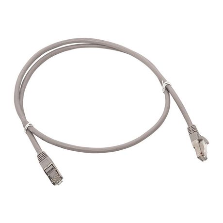 Патч-корд TERACOM PRO Cat.6 экранированный FTP оболочка LSZH серый (1,0м) | TRP-6FTP-LSH-1M-GY EKF