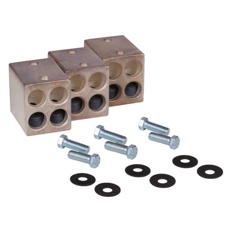 Комплект зажимов четырехгнездных 4х185 кв мм ВА50-41-ОМ4-РЕГ| 296287 | КЭАЗ