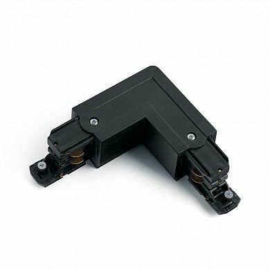 Коннектор угловой левый внешний для трехфазного шинопровода черный - PRO-0435 FERON 41082