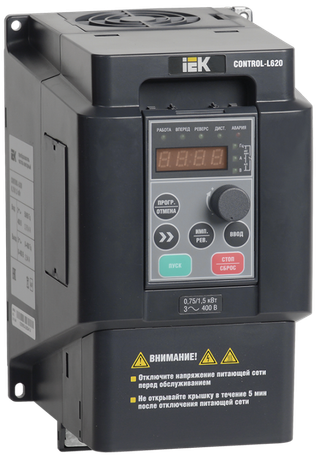 Преобразователь частоты CONTROL-L620 380В, 3Ф 0,75-1,5 kW | CNT-L620D33V0075-015TE IEK
