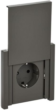 Розетка СП FORTE&PIANO 16А IP44 FP321 с заземл. защ. шторки крышкой винт. крепл. сер. IEK FP-R16-16-44-K03