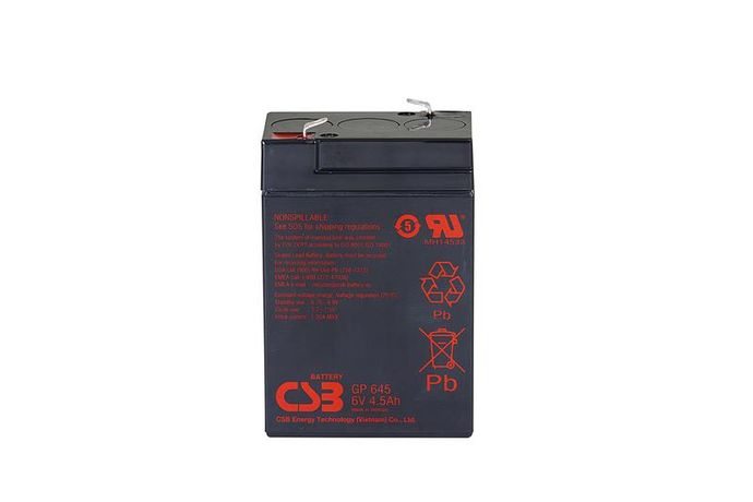 Аккумулятор GP 6В 4,5Ач - GP645 CSB