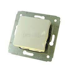 Переключатель проходной 1-кл. СП Cariva 10А IP20 сл. кость (DIY-упак.) Leg 695902 Legrand