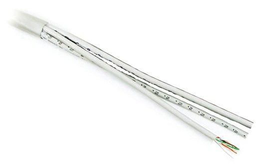Кабель UUTP12W-C5-S24-IN-LSZH-GY (UTP12W-C5-SOLID-IN-LSZH) витая пара U/UTP кат.5 12 пар (4 пары (24 AWG)х3) ож (solid) кажд. 4х парник - LSZH обол. (нг(C)-HF –20град.C +60град.C) сер. Hyperline 46950