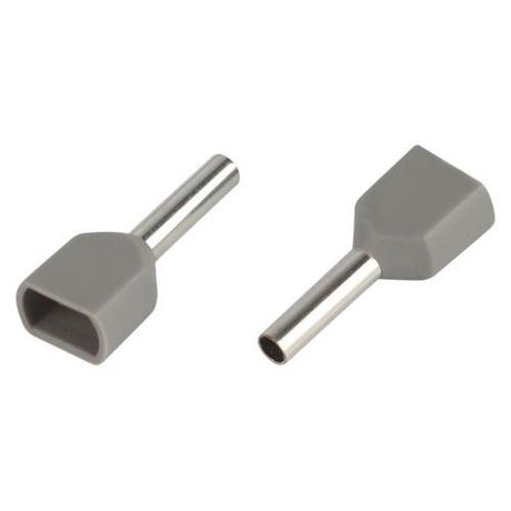 Эра Б0063343 Наконечник-гильза двойн НШвИ(2) 0.75-8 с изолированным фланцем (уп.500шт)