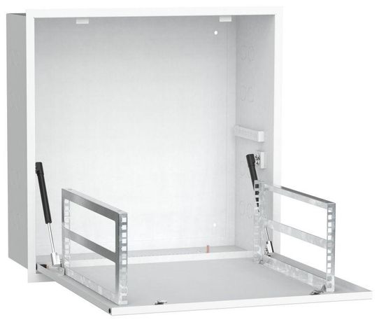 Шкаф встраиваемый потол. 4U 600х600мм дверь метал. бел. LINEA R ITK LR16-4U66-MF IEK