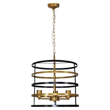 Светильник "Абелла" 231 НСБ 01-3х60-167 Е27 (ИМ) подвесной черн. зол. Элетех 1005405102