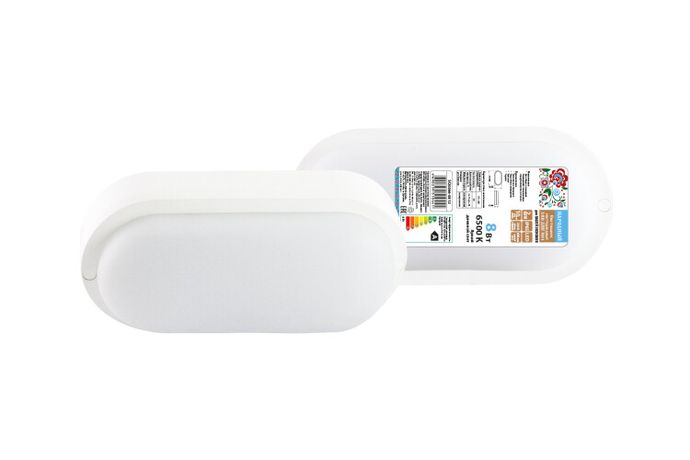 Светодиодный светильник LED ДПП 3801 8Вт 6500К IP65 белый овал 155*78*57 мм Народный | SQ0329-0812 TDM