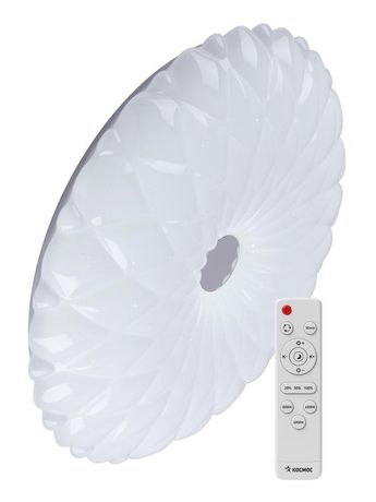 Светильник светодиодный PREMIUM ASTRA 75Вт 230В 3000-6500К 6000лм IP40 500х100мм настенно-потолочный управляемый с пультом ДУ КОСМОС KSAstr75W