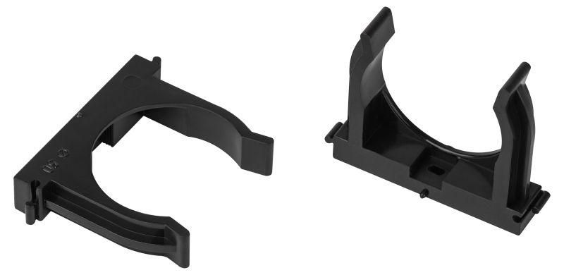 Держатель для труб (клипса) d50мм прямого монтажа CLIP-50-B-MP черн. (уп.25шт) Эра Б0062034