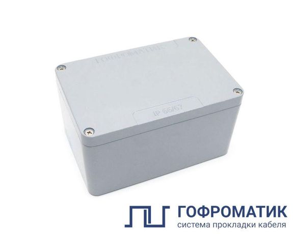 Коробка ответвительная алюминиевая 150х100х80 IP66/IP67 | zeta30394 ГОФРОМАТИК ЗЭТА ГОФРОМАТИК арт. zeta30394