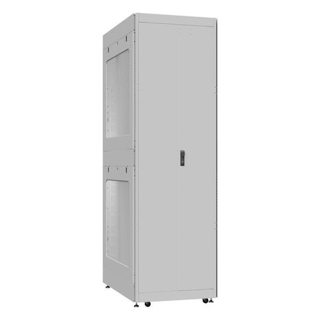 Шкаф серверный 52U 800х1200 передняя дверь: двустворчатая глухой металл IP51. задняя боковые панели: перфорированные. цвет: серый RAL7035 - EX 8252.7552 SYSMATRIX