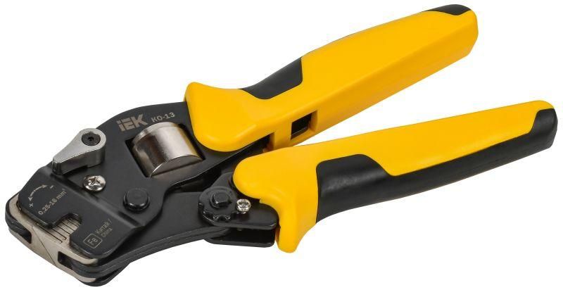 Клещи обжимные торцевые КО-13 0,25-16мм2 (квадрат) ARMA2L 3 - A2L3-KL20-C025-016-13 IEK